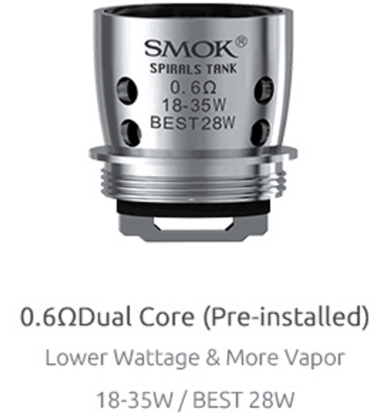 Купить Испаритель SMOK SPIRAL 0.6ohm Dual Core