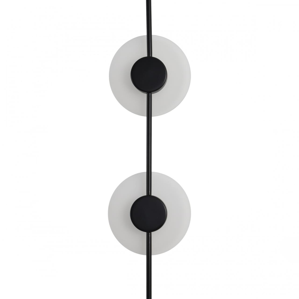 8372/16WL LEDIO LN26 427 черный/белый, металл/акрил Бра LED 16W 3000/4000/6000K 220V ECA