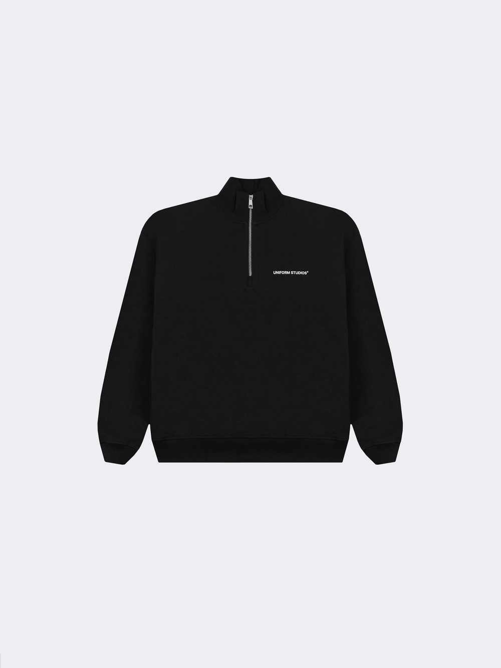 Cвитшот UNIFORM Half-zip Heavy STUDIOS, Черный