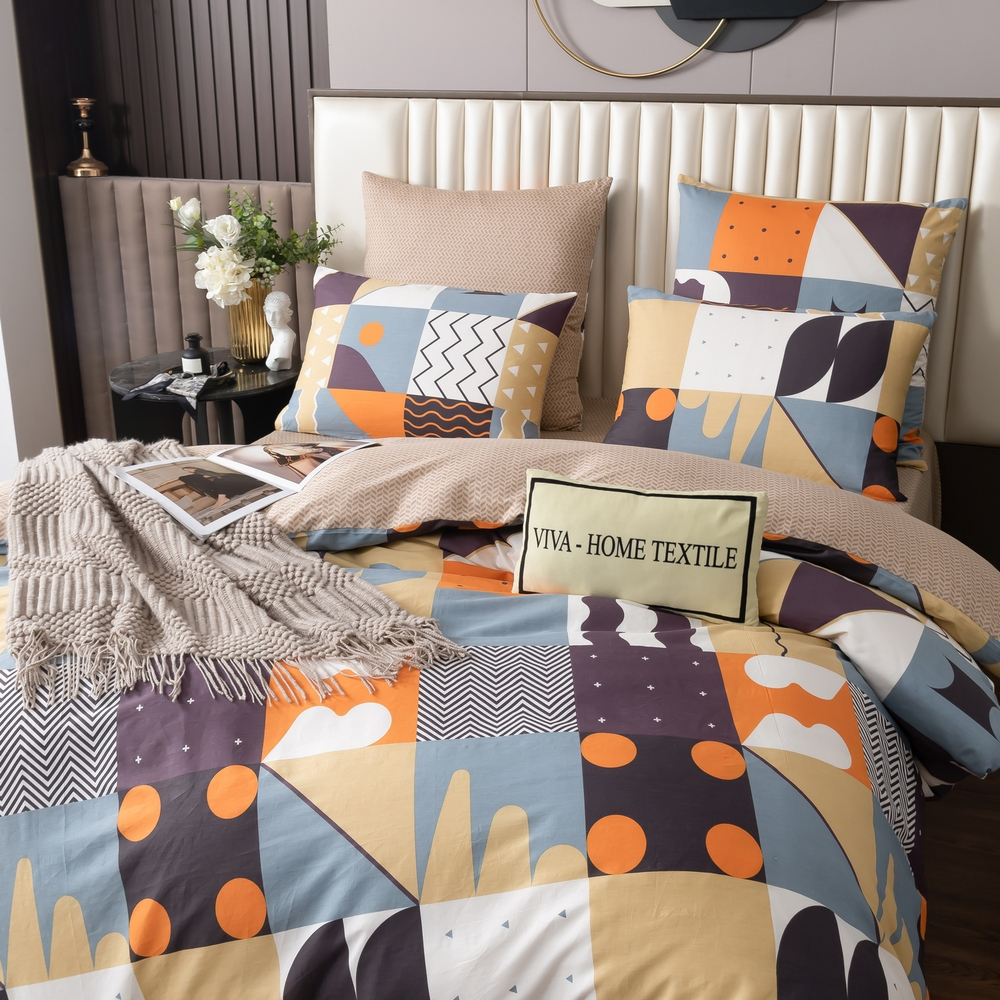 Комплект постельного белья Делюкс Сатин 100% хлопок L459