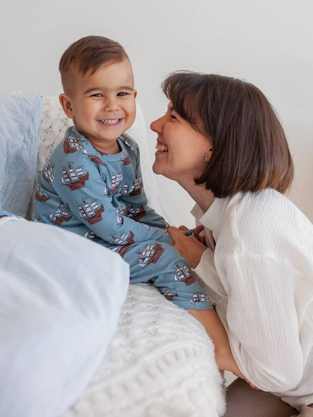 Футболка с длинным рукавом Mjölk Морской бой