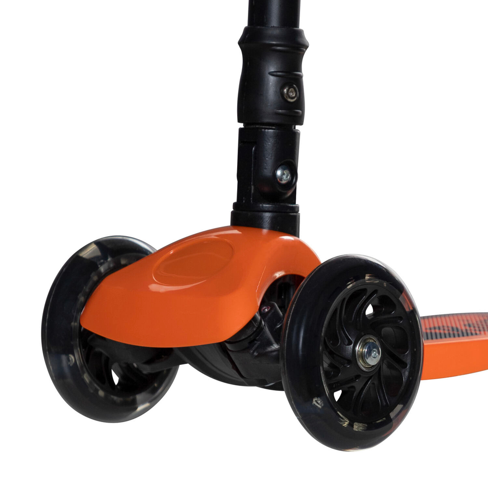 Самокат для детей Novatrack RainBow Start Folding оранжевый