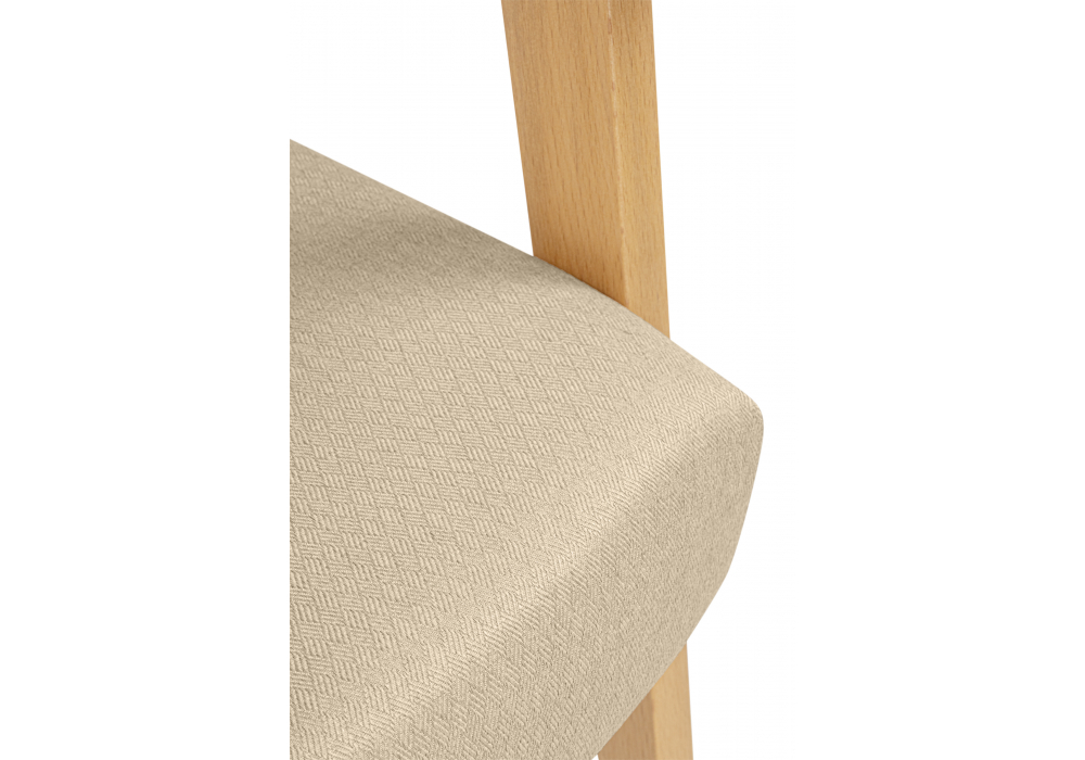 Стул деревянный Woodville Невада 2 натуральное дерево, ткань 135