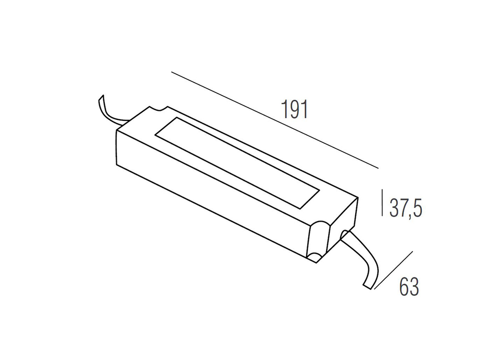 Блок питания LPV-150-24 24V 6.3A 150W,  IP67