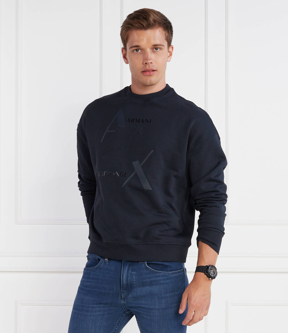 Худи Armani Exchange - темно-синий(6RZMAM ZJ9KZ)