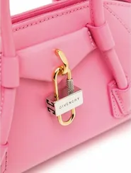 Кожаная сумка через плечо Givenchy Antigona Stretch Mini розовый
