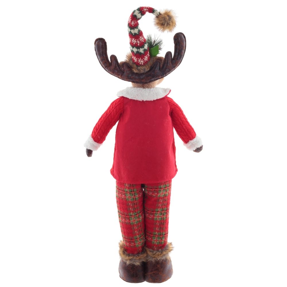 GAEM Игрушка набивная "Олень" (телескоп ноги), L29 W17 H98/48 см, 2в.