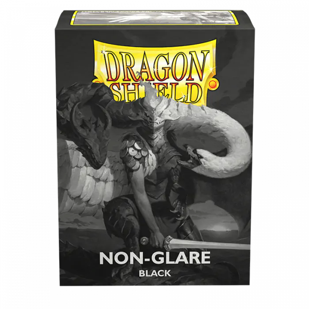 Dragon Shield - протекторы черные Matte NonGlare Black 100 штук