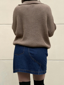 Юбка Сдвиг, цвет Синий