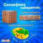 Лодка для водного аттракциона «Черепашка», взрослая, на часовом механизме, 172×120×36 см
