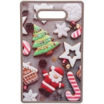 Доска разделочная пластиковая 37*23см «Новогодние пряники»