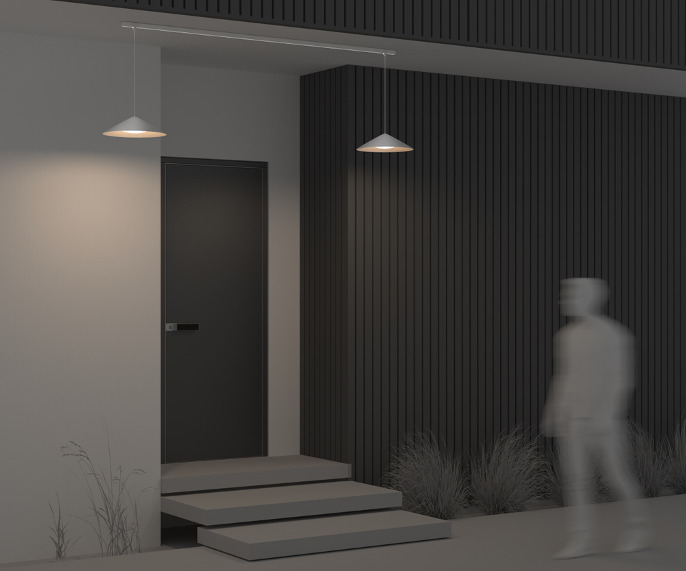 Уличный трековый светильник Outdoor O-TR01-1-P-12WW3K