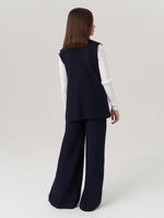 Жилетка в школу для девочки AT973 синий