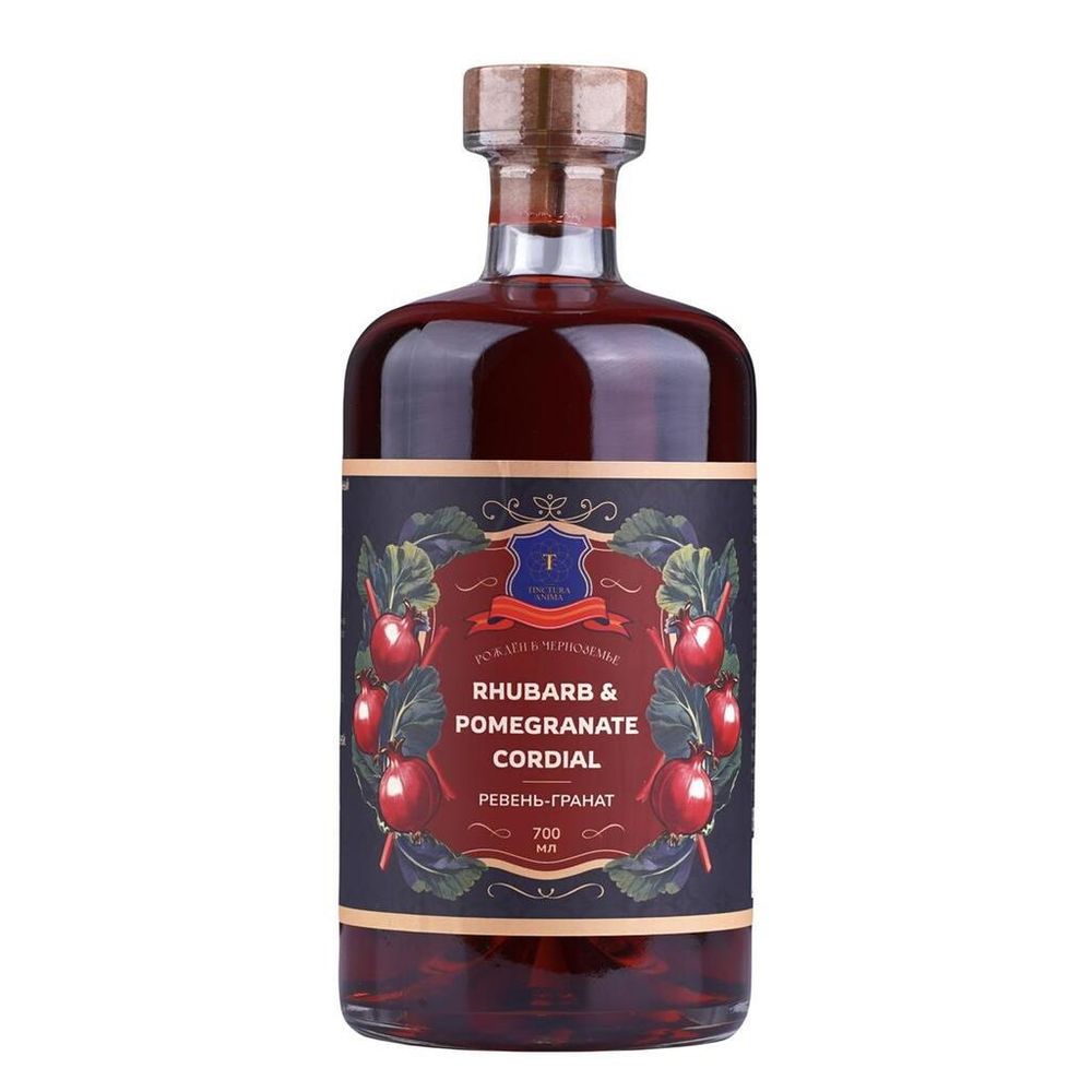 Кордиал основа для напитков РЕВЕНЬ-ГРАНАТ 0,7л Tinctura Anima