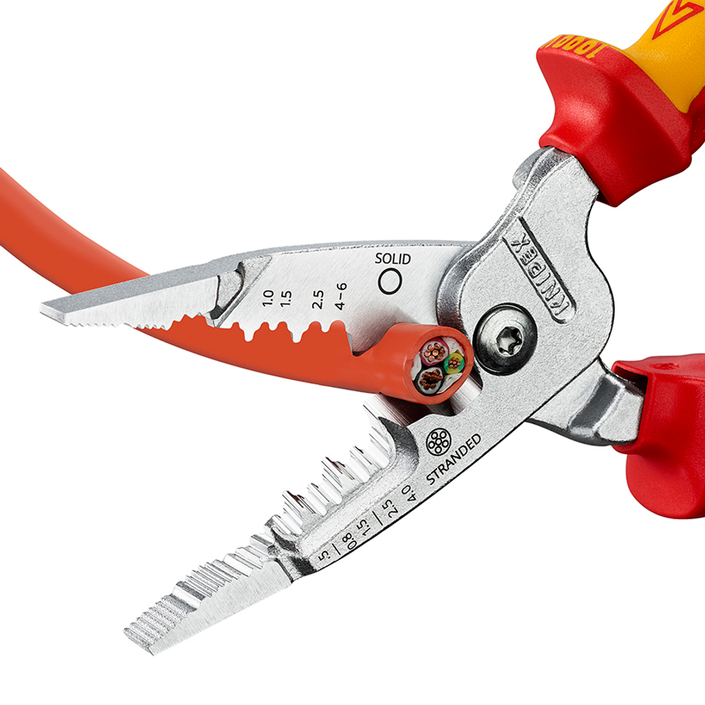 Многофункциональные клещи для электромонтажных работ 200 мм KNIPEX 1376200ME