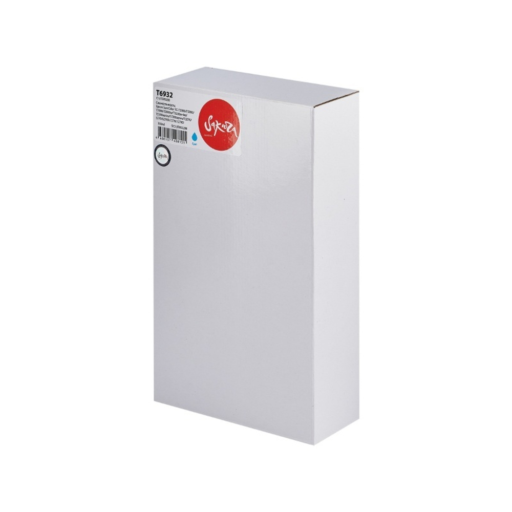 C13T693200 (T6932 Cyan) Sakura струйный картридж для Epson, голубой, 350 мл.