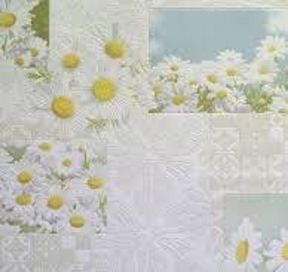 Обои Ромашки 901302 винил на бум.основе 0,53х10 (супермойка) Элизиум