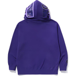 A Bathing Ape Bathing Ape Shark Hooded Zip Up Свитшот фиолетовый