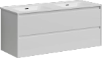 Тумба с раковиной Sancos Libra LB120-2W белый глянец