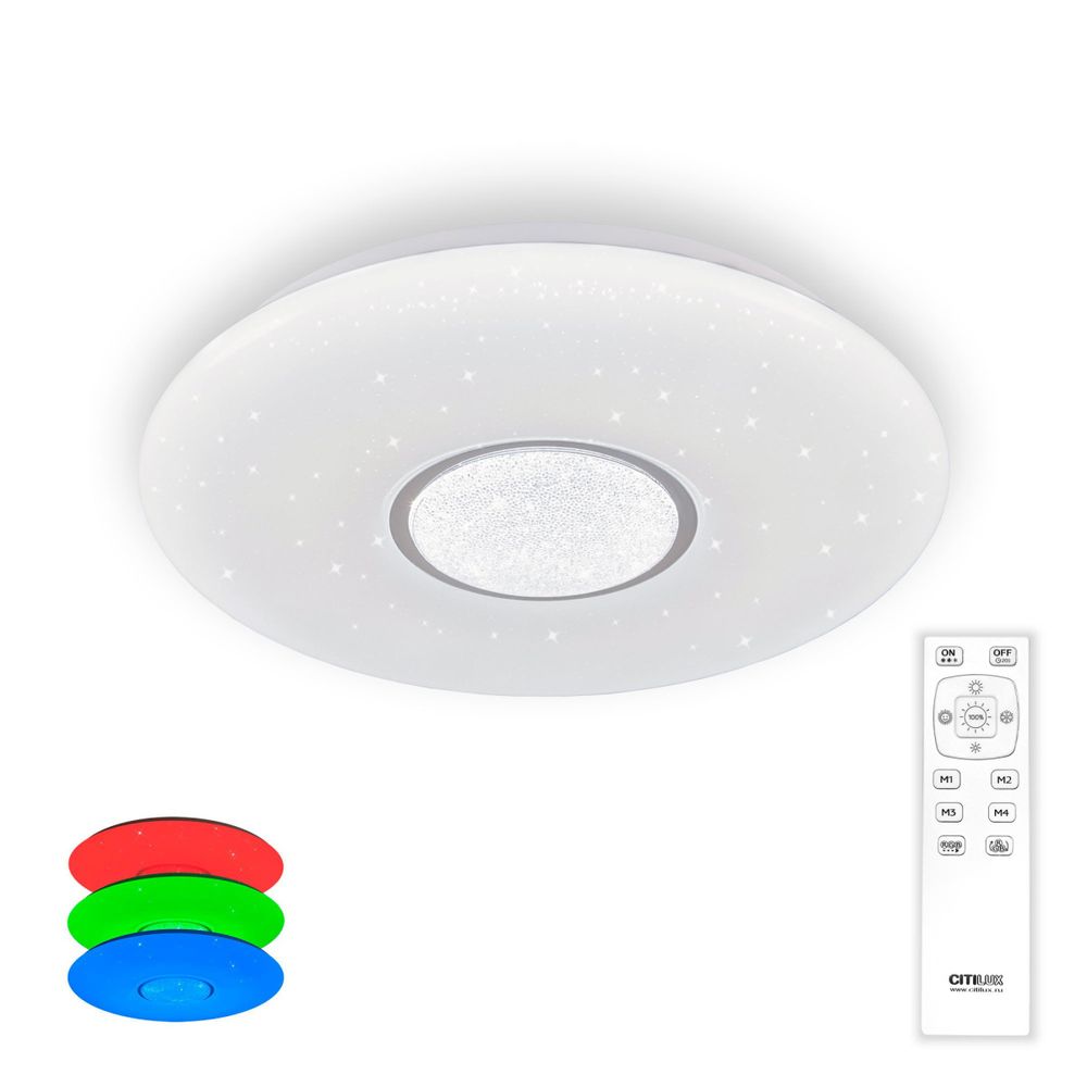 Citilux Санта CL723330G RGB Люстра светодиодная с пультом