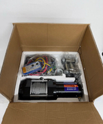 Лебедка электрическая 4000 lbs, 1814 кг, 12V, стальной трос, с пультом управления, ATV Electric Winch, Прочная упаковка, КвадроХват (1 шт. / комплект) Гарантия 14 дней