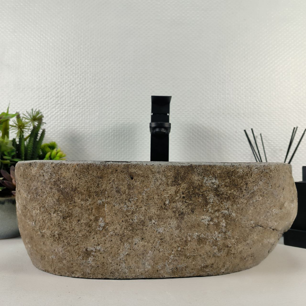 Раковина из речного камня RS-64928 42*30*15 0856