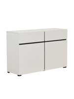 Комод 119х40х78, Line, с ящиками для одежды, в спальню прихожую, под телевизор, белый, Dipriz