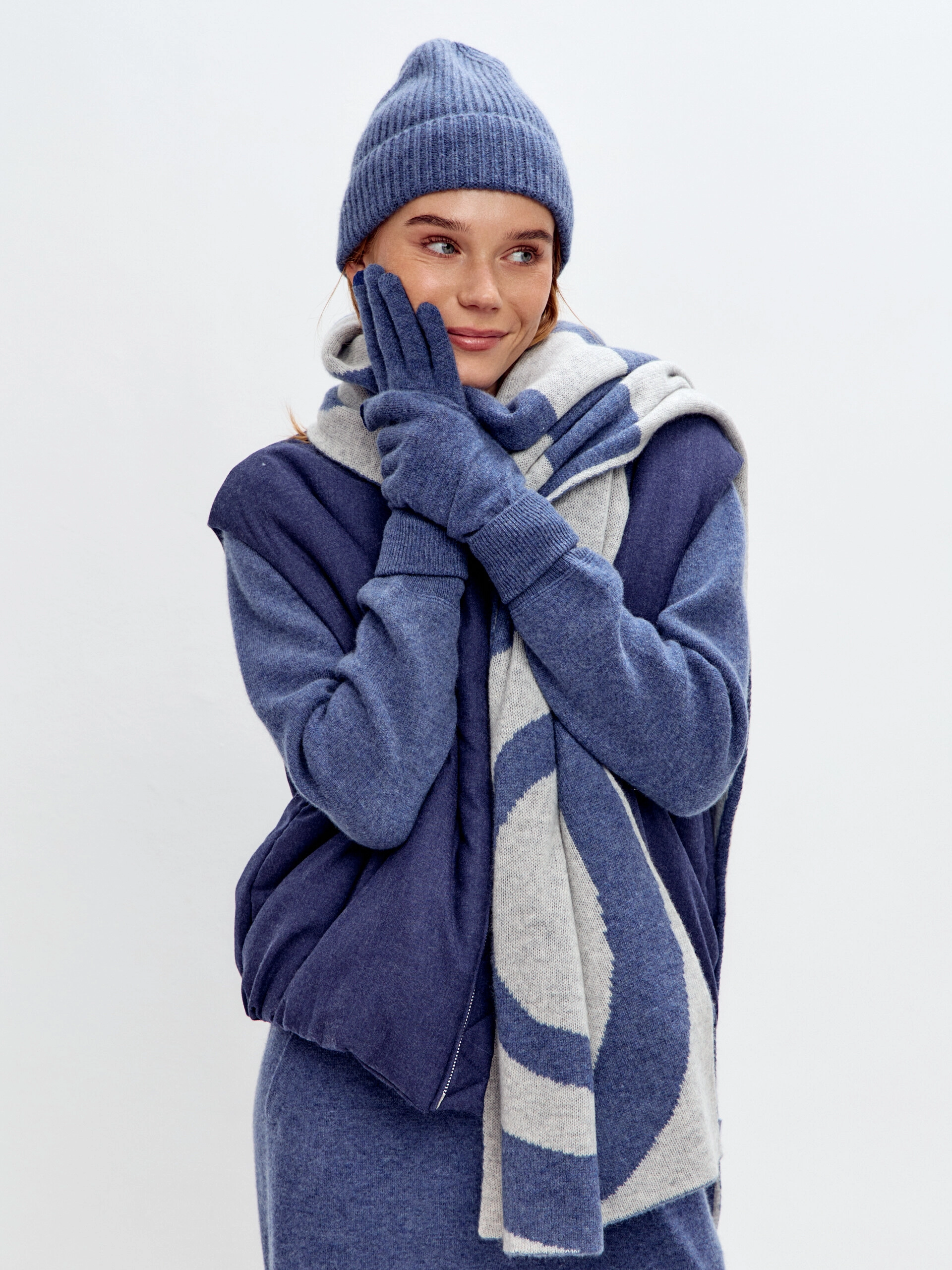 Кашемировый палантин