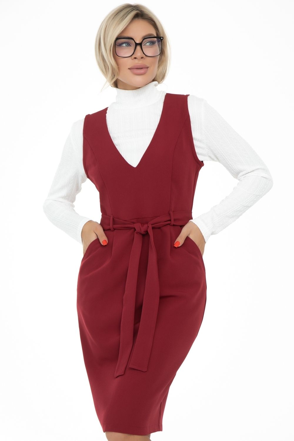 Сарафан Имидж (бордо) Diolche