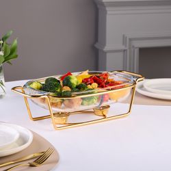 МАРМИТ AGNESS ПРЯМОУГ 2 ОТСЕКА GOLD 2,45L