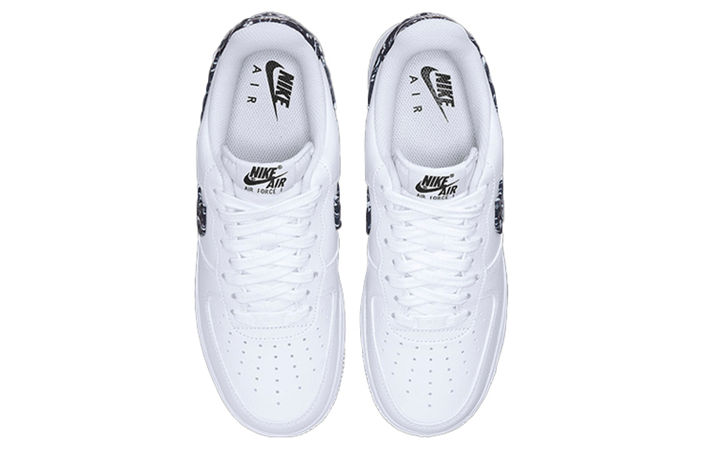 Кроссовки Nike Air Force 1 Low 07 Essential "Black Paisley" (Женская размерная сетка)