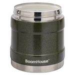 Термос 1 л для еды/напитков с широким горлом, BOOMHOUSE (БУМХАУС) RIBBED, контейнер, нержавеющая сталь SUS304, 700322