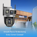 Wi-Fi Камера видеонаблюдения с 2-мя объективами 4MP FaizFull FT65