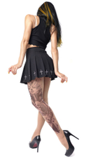 Колготки +size с принтом в виде хатшепсут (Размер: XL-XXL-XXXL) (Цвет: бежевый)