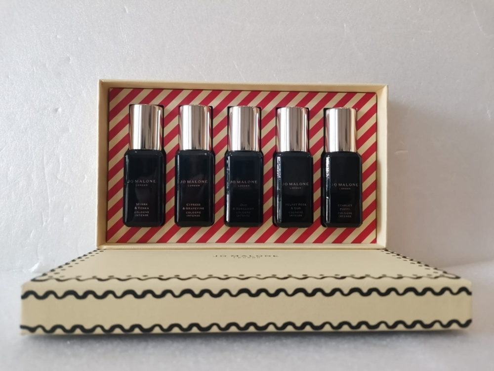 Набор парфюмерии Jo Malone набор 5*9 ml NEW №2 (Коробка парфюма без слюды, парфюм новый, распаковка для фото)