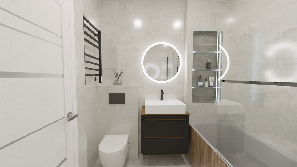 Плитка настенная Axima Невада 30x60 см 1.62 м² цвет светло-серый