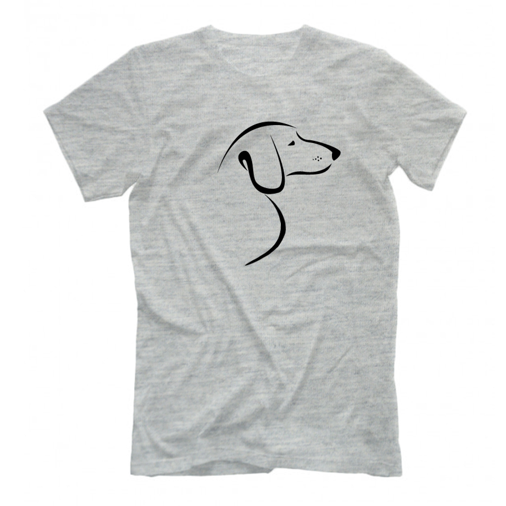 Футболка "Такса силуэт"