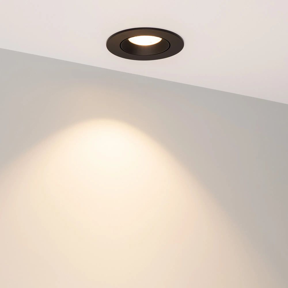 Светильник MS-ATOLL-BUILT-TURN-R94-10W Warm3000 (BK, 60 deg, 230V) (Arlight, IP54 Металл, 5 лет) 041574