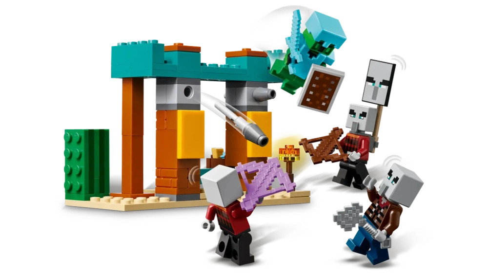 Конструктор LEGO Minecraft 21267 Сельский патруль в пустыне