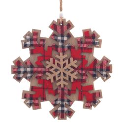 GAEM Украшение новогоднее "Снежинка", L15 W0,5 H15 см, 3в.