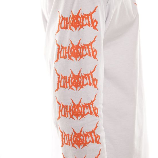 Лонгслив ЮНОСТЬ Танцы на костях Лого Белый