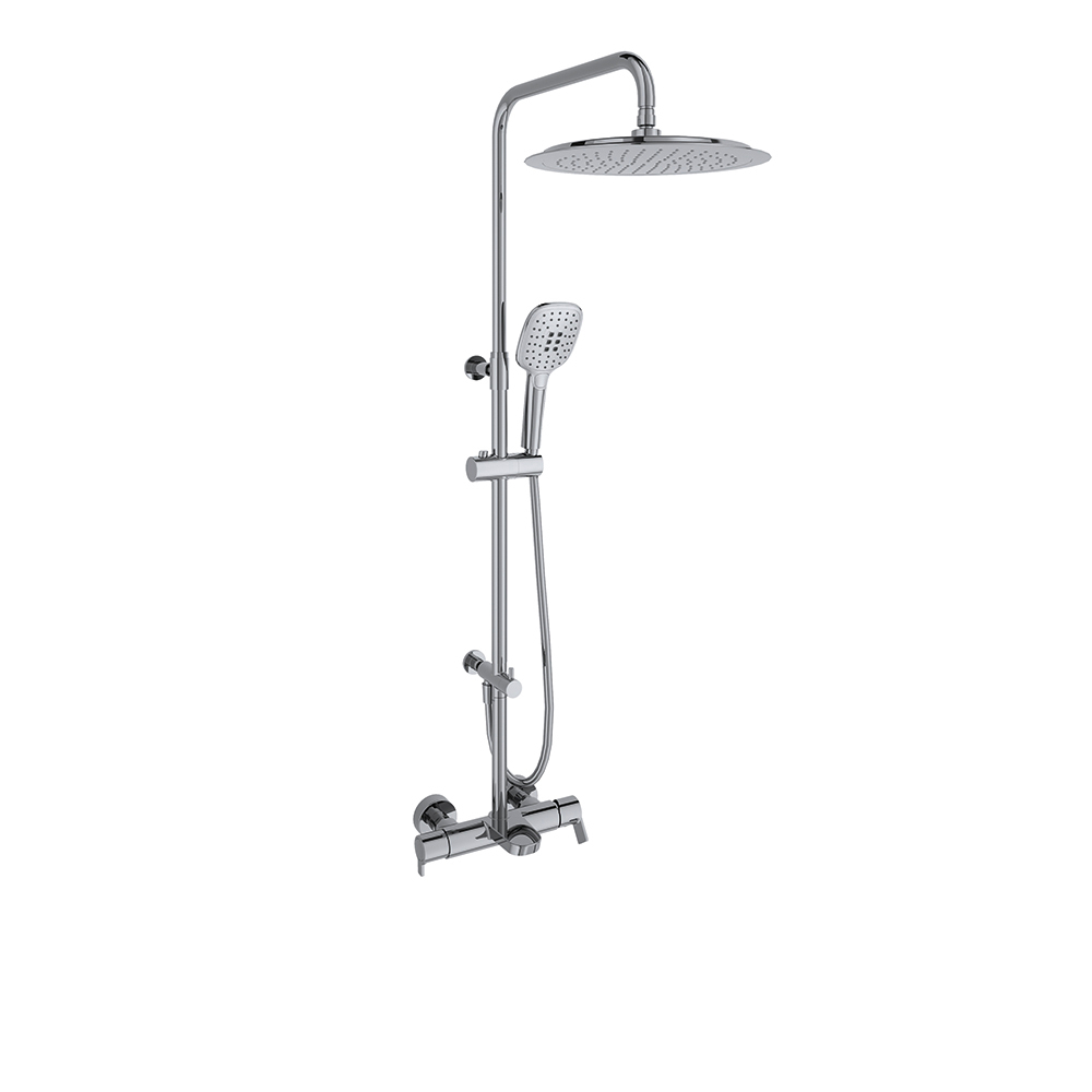 Душевая система с изливом и с регулировкой высоты BLAUTHERM 935613RP300