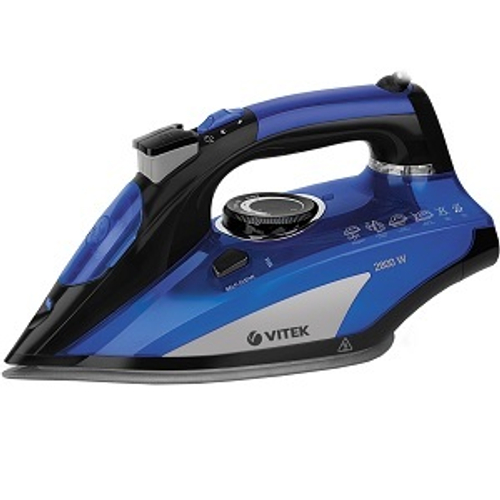 Утюг Vitek VT-1268, 2800 Вт, керамическая подошва, синий/черный