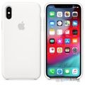 Apple Silicone Case iPhone XS Max White (Белый)