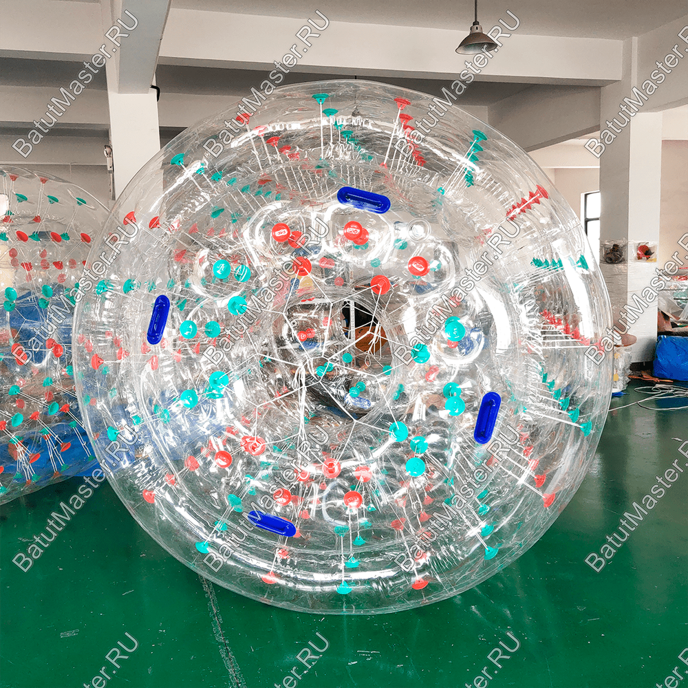 Аттракцион Водный роллер (Гидророллер) «Калейдоскоп» ТПУ, 2,4*2,2*2,2 м