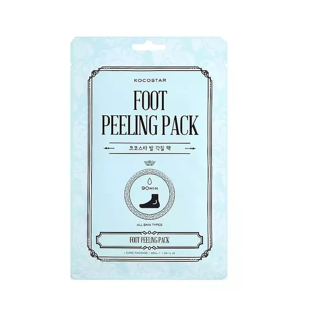 KOCOSTAR  Педикюрная маска &quot;Гладкие пяточки&quot; (носочки) FOOT PEELING PACK, 40 мл