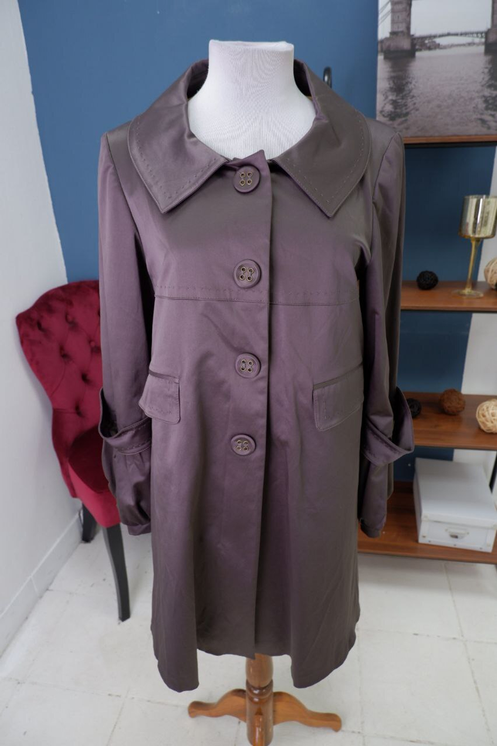 Пальто Exaltatrx на пуговицах 42 размер