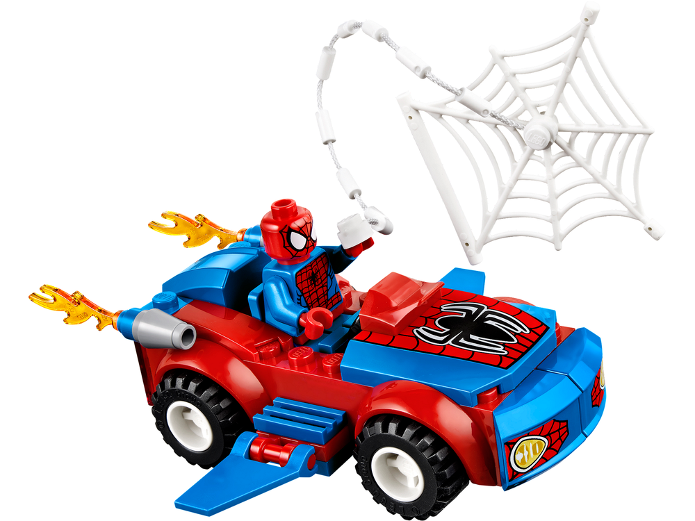 LEGO Juniors: Автомобиль Человека-паука 10665 — Spider-Man: Spider-Car Pursuit — Лего Джуниорс Подростки