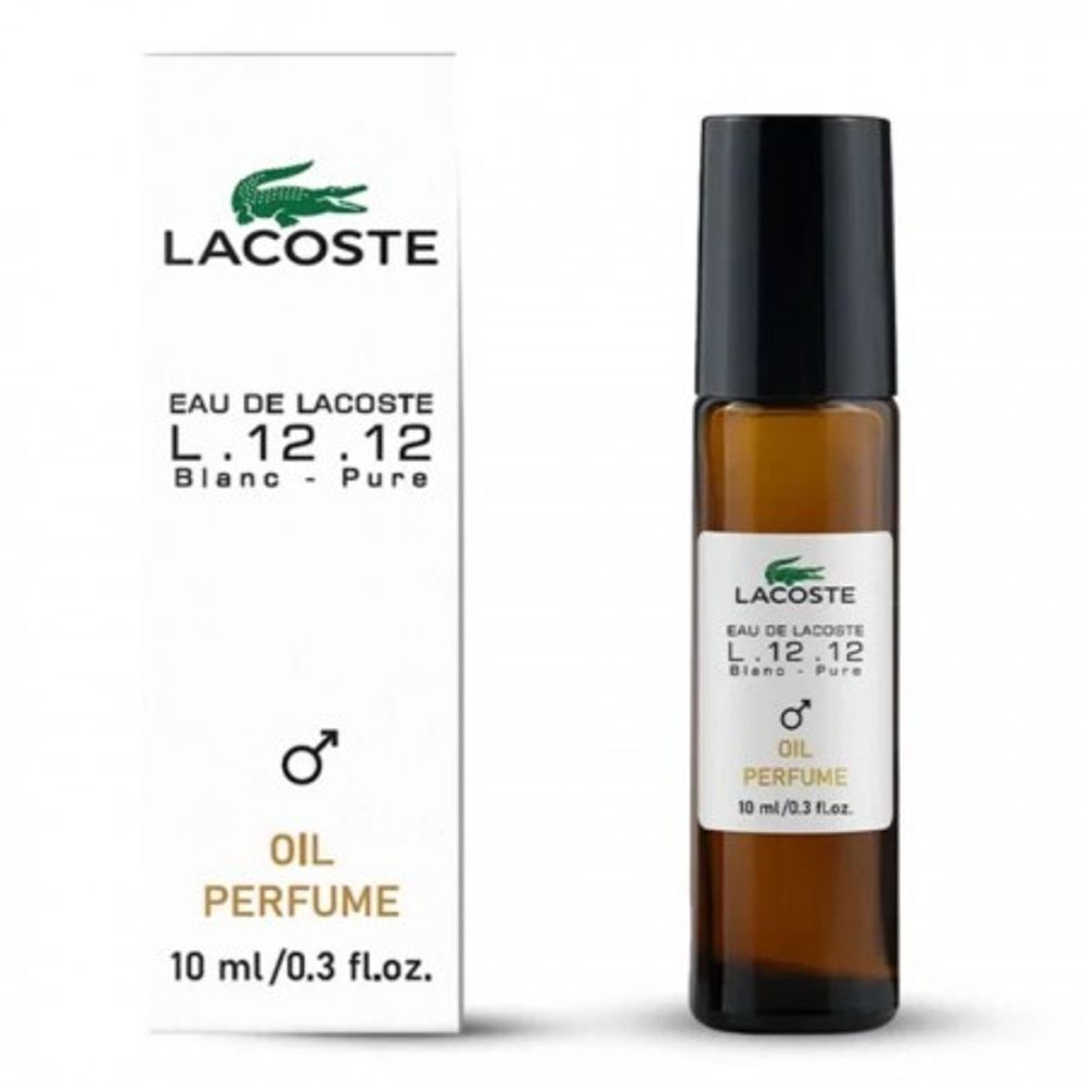 Масляные духи Lacoste Eau De Lacoste L.12.12 Blanc - Pure мужские (10 мл)