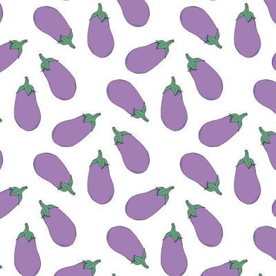 баклажаны на белом фоне